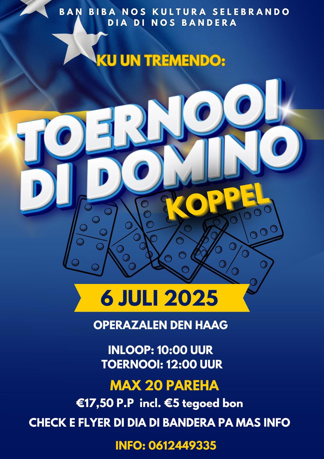 Toernooi di Domino flyer